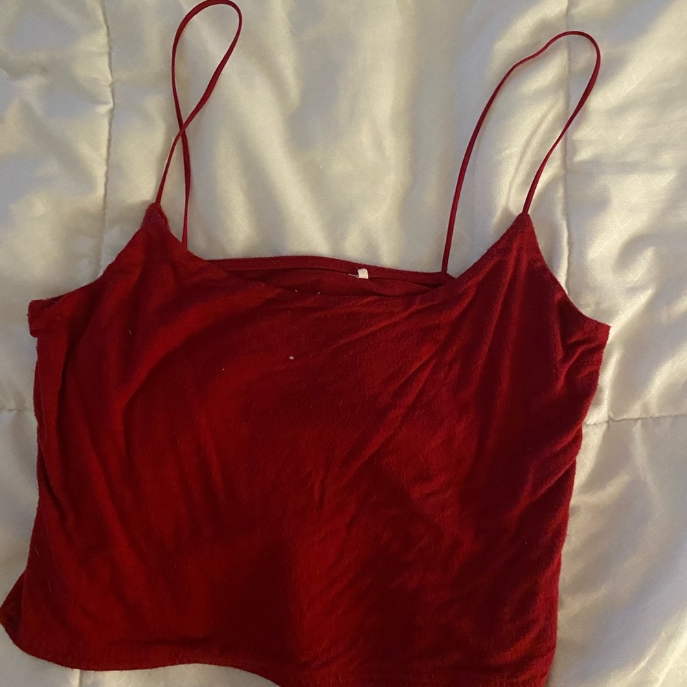 PACSUN BASIC TANK MAROON